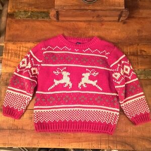 Baby GAP Christmas Reindeer Sweater 3Y